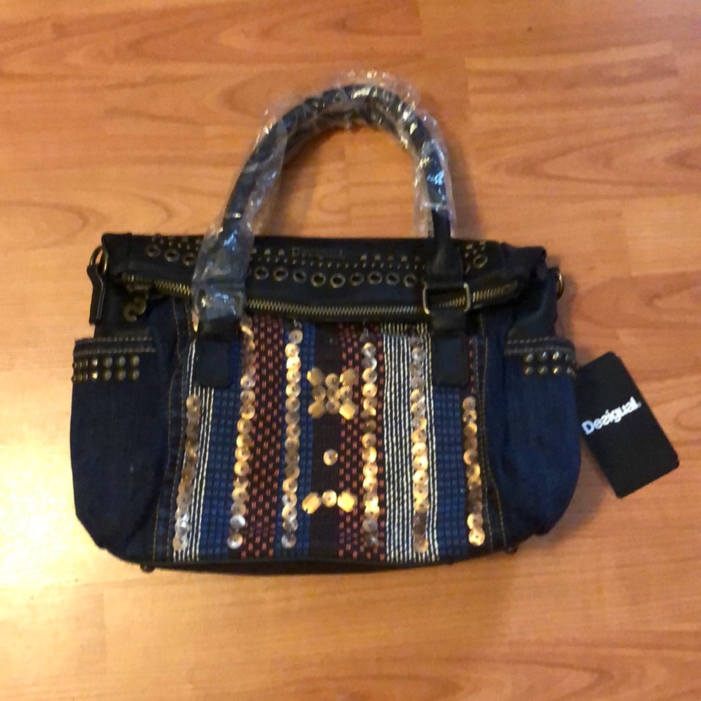 NWT Desigual Handbag - Bols Loverty Silverly